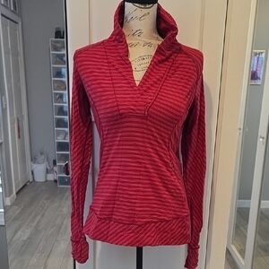 lululemon athletica Striped Long Sleeve Pullover